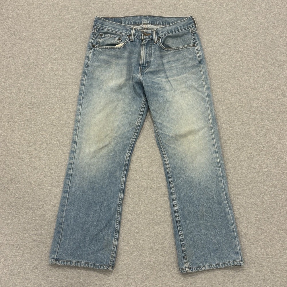 Levi's 559 Relaxed Jeans Men's Size 31x30 (Fits 31x28) Light Blue Denim Faded